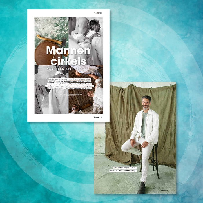 Happinez 8-2025 met dankbaarheidsdagboekje