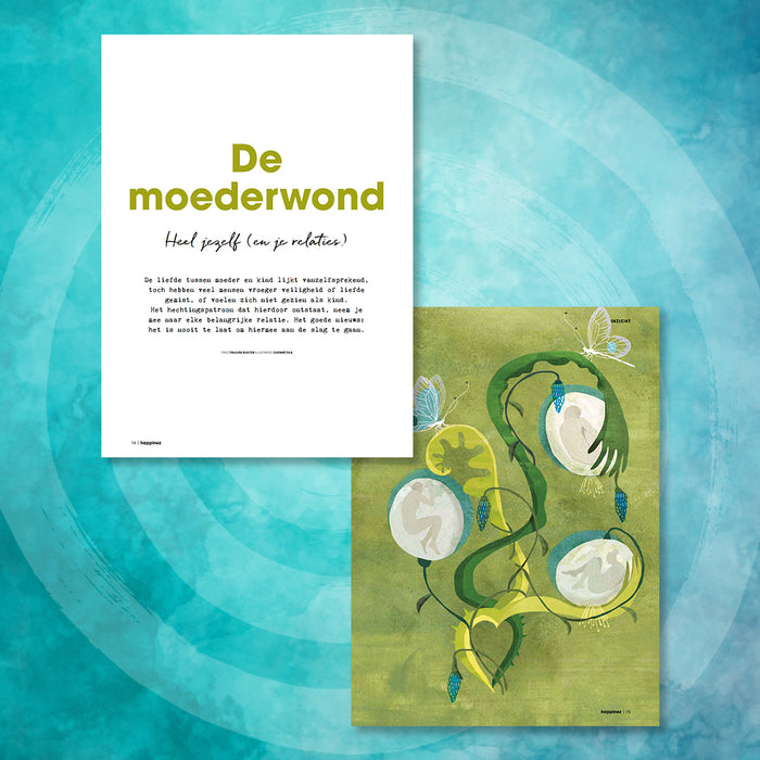 Happinez 8-2025 met dankbaarheidsdagboekje