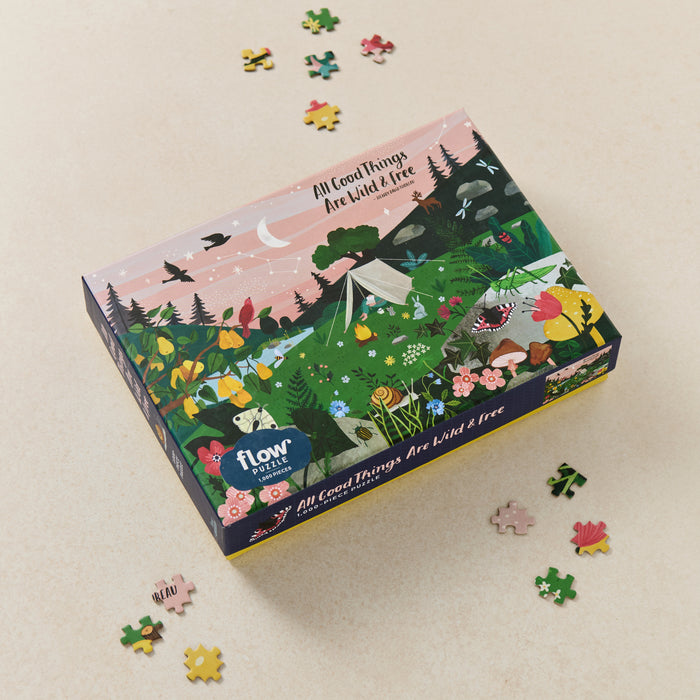 Flow puzzel -  All Good Things Are Wild and Free