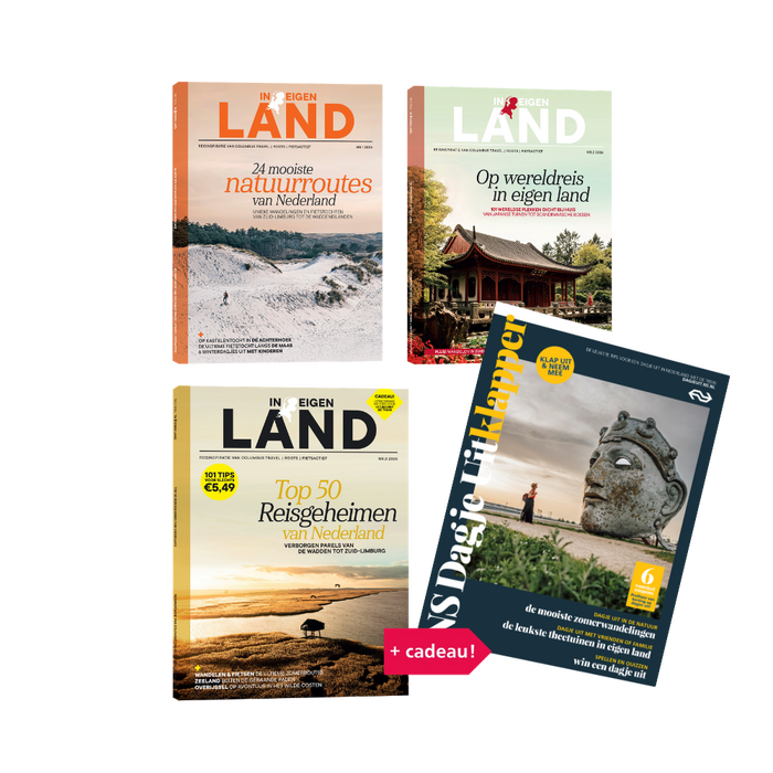 3 edities van In Eigen Land + NS Dagje Uit-gids cadeau