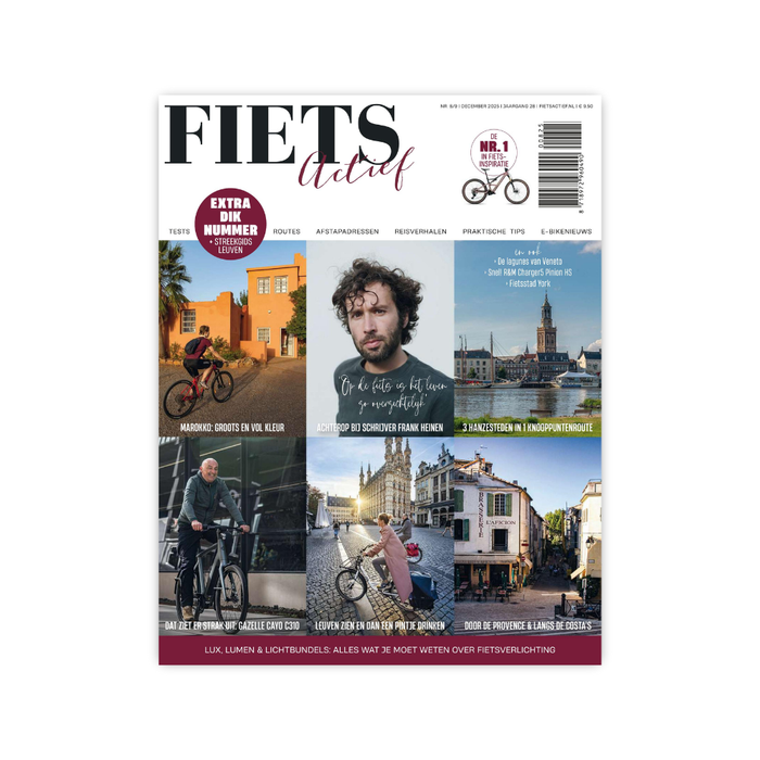 FietsActief editie 8/9 - 2025 Extra dik nummer + Streekgidsje Leuven