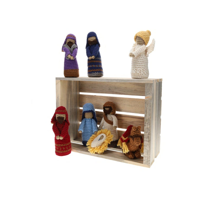 Crochet kit nativity scene