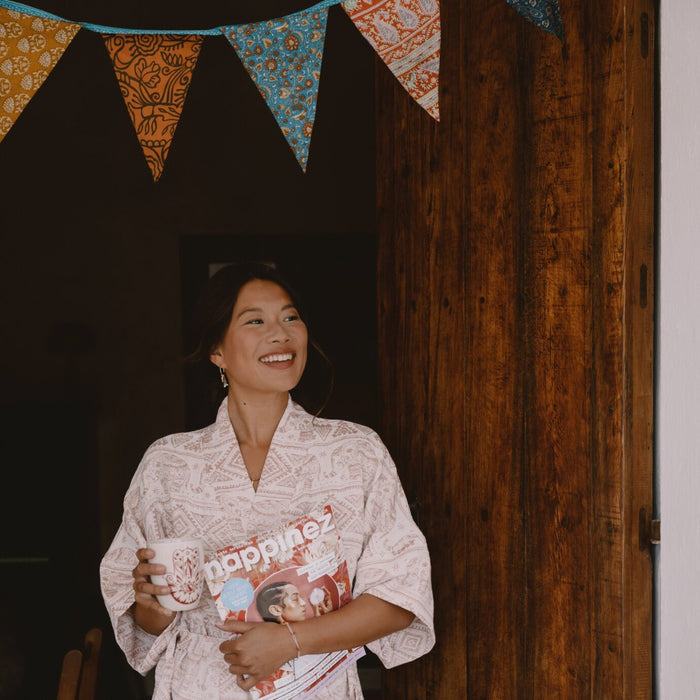 Sari garland - in sari bag