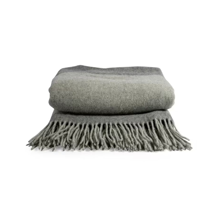 Sagaform merino wollen woondeken Ulle - beige/bruin of grijs/donkergrijs