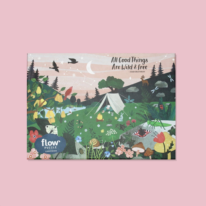 Flow puzzel -  All Good Things Are Wild and Free