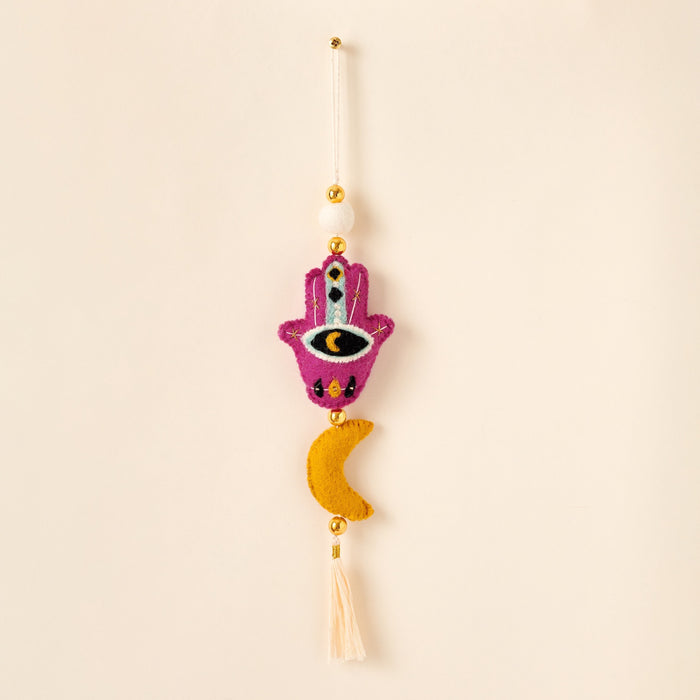Felt pendant Good fortune