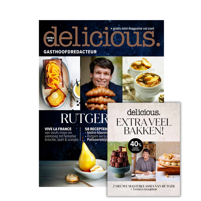 delicious. editie 10 - 2025 Rutger Bakt is gasthoofdredacteur
