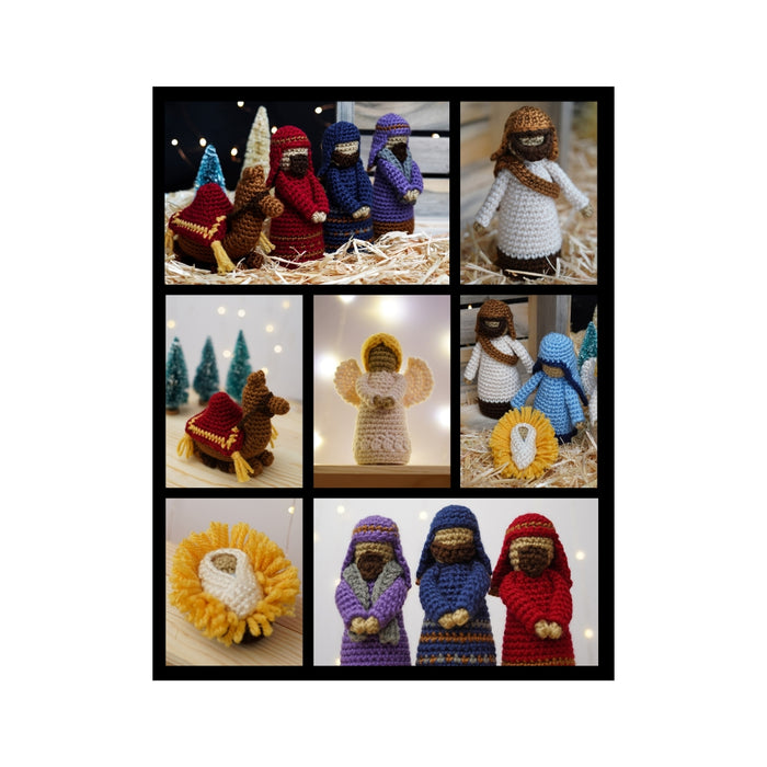 Crochet kit nativity scene