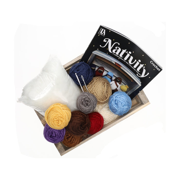 Crochet kit nativity scene