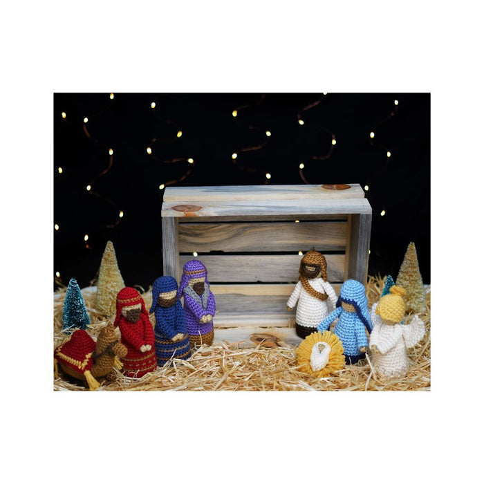 Crochet kit nativity scene