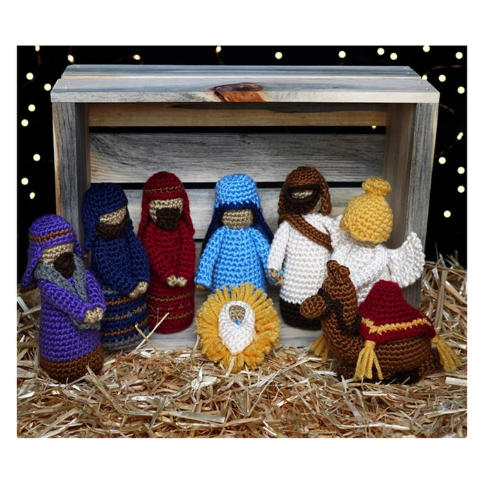 Crochet kit nativity scene