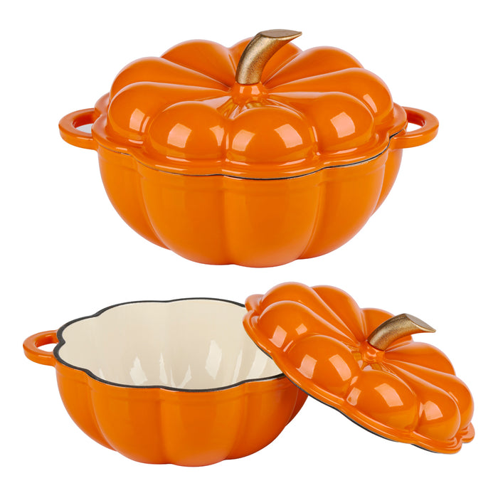 Stoof -en braadpan pompoen - 1,7L