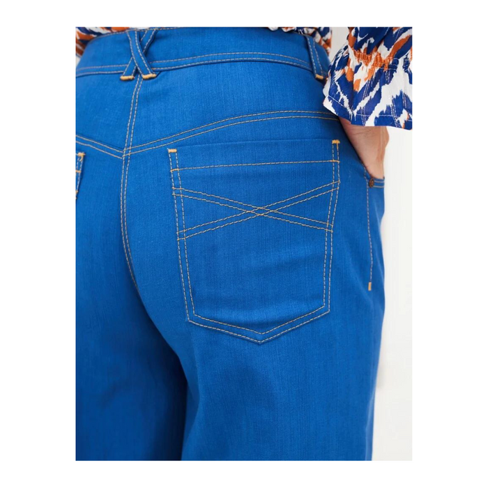 Naaicursus five pocket-broek – palazzo jeans