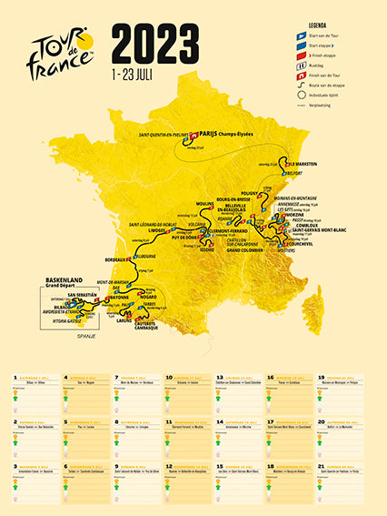 Het Officiële Tour de France Pakket 2023